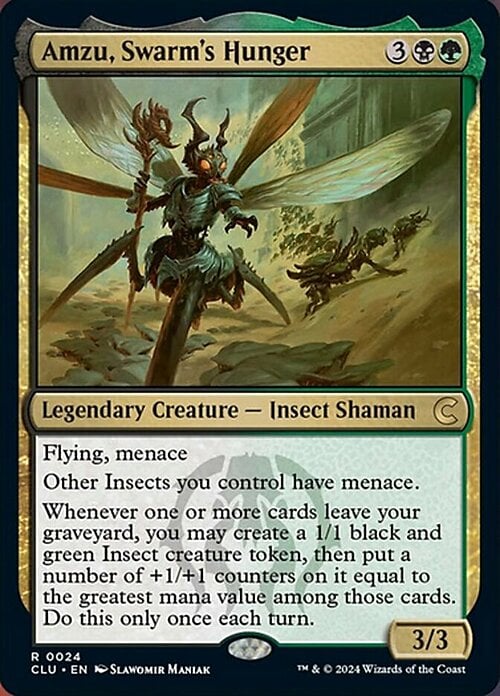 Amzu, Swarm's Hunger Card Front