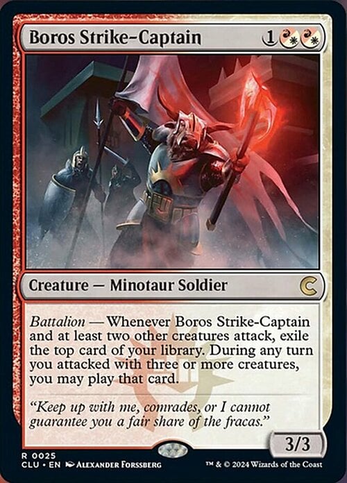 Boros Strike-Captain Card Front