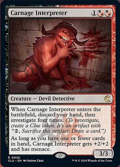 Carnage Interpreter Card Front