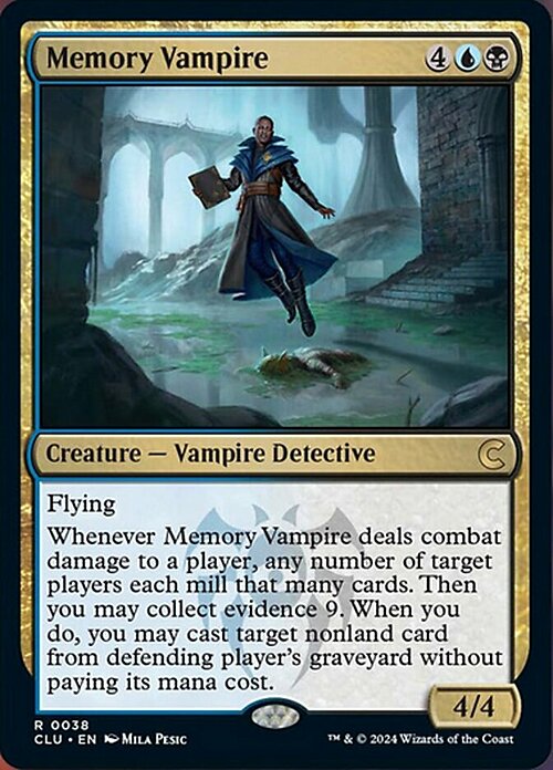 Memory Vampire Card Front