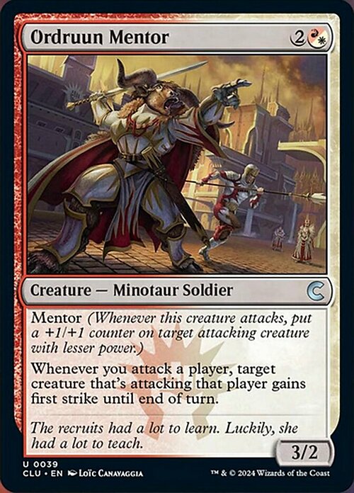 Ordruun Mentor Card Front