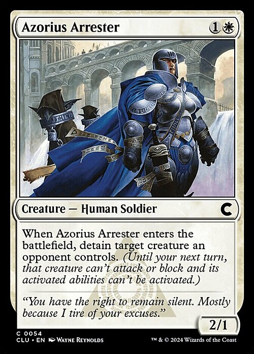 Azorius Arrester Card Front