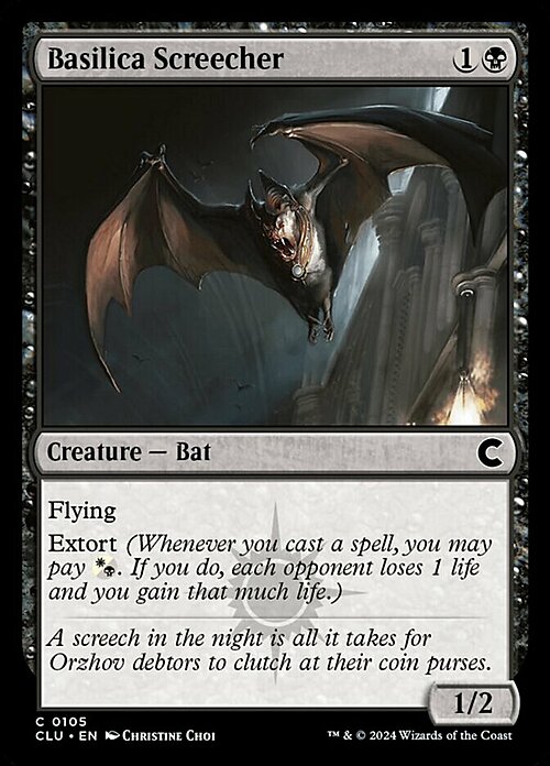 Basilica Screecher Card Front