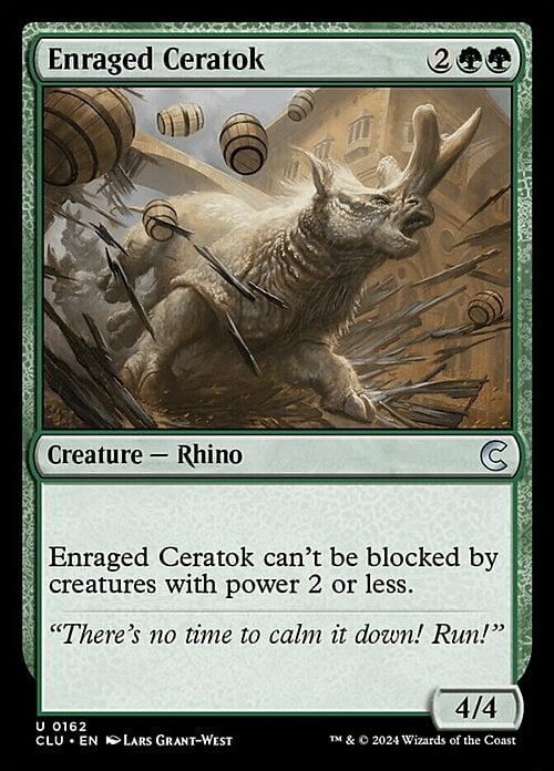 Enraged Ceratok Card Front