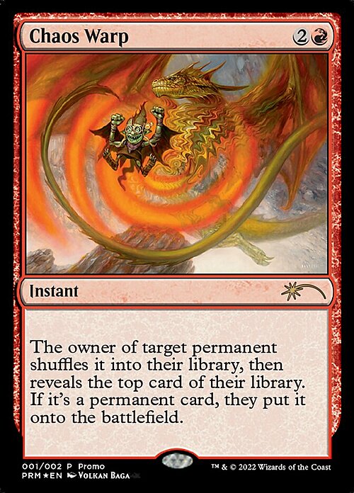 Chaos Warp Card Front