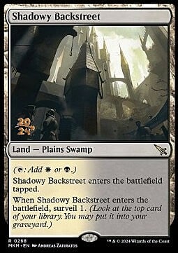 Shadowy Backstreet Card Front