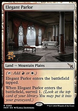 Elegant Parlor Card Front