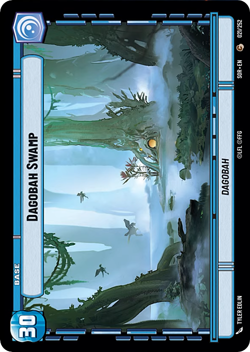 Dagobah Swamp Card Front