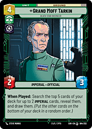 Grand Moff Tarkin - Death Star Overseer