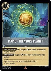 Map of Treasure Planet