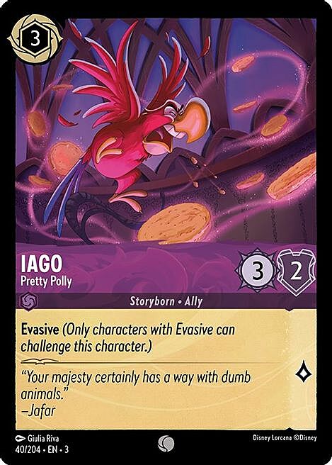 Iago - Pretty Polly Card Front