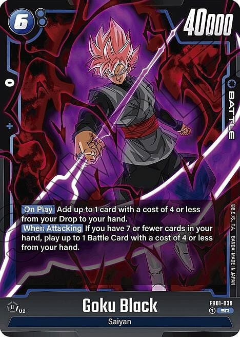 Goku Black Card Front