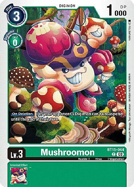 Mushroomon Card Front