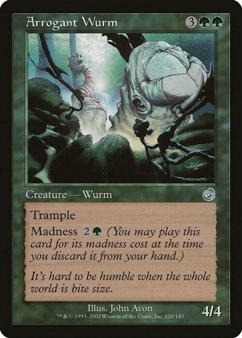 Arrogant Wurm Card Front