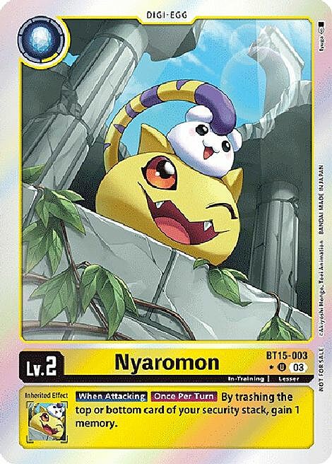 Nyaromon Card Front