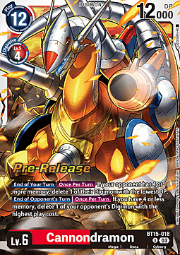 Cannondramon Card Front