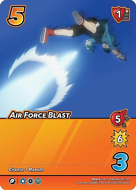 Air Force Blast Card Front