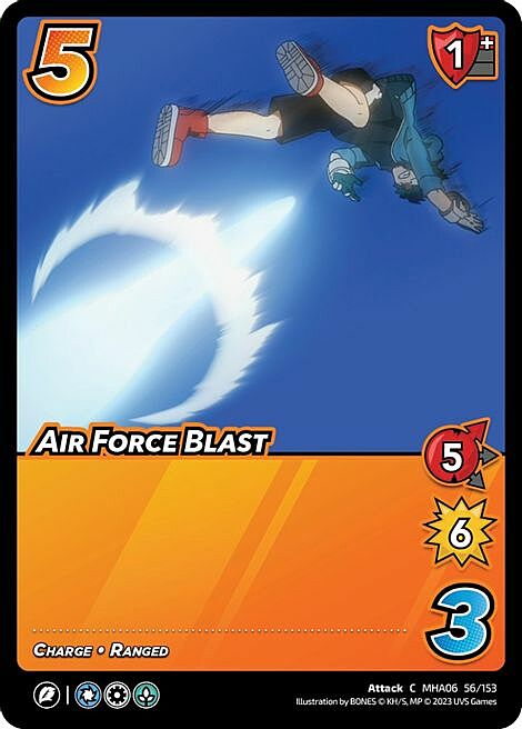 Air Force Blast Card Front