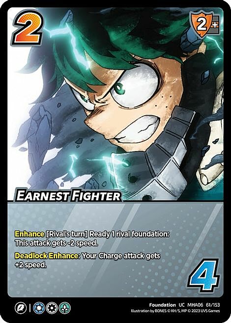 Earnest Fighter Card Front