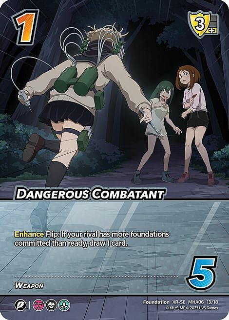 Dangerous Combatant Card Front