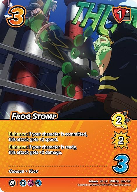 Frog Stomp Card Front