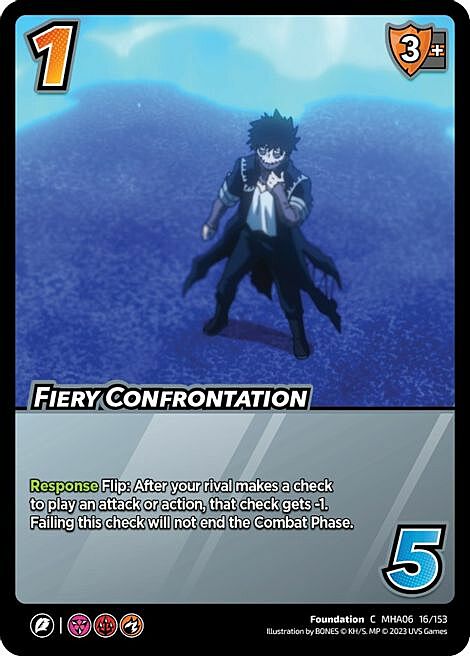 Fiery Confrontation Card Front