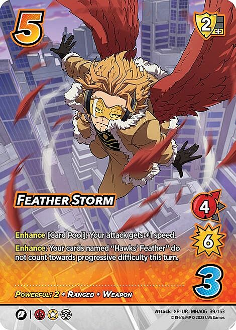 Feather Storm Card Front