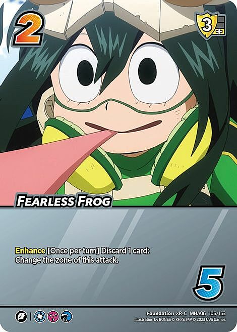 Fearless Frog Card Front