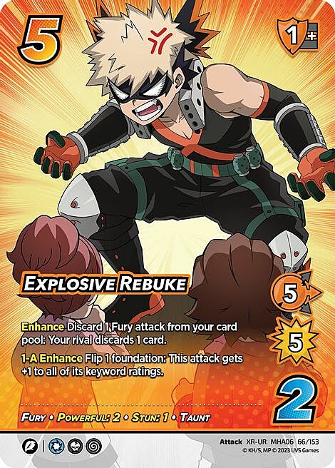 Explosive Rebuke Card Front