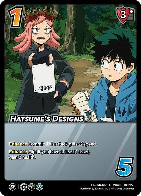 Hatsume's Designs Card Front