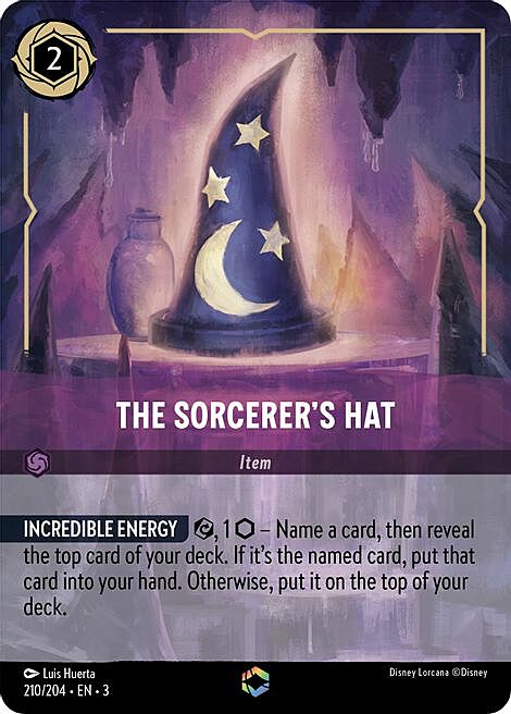 The Sorcerer's Hat Card Front