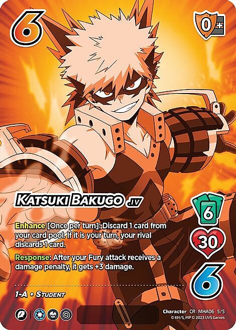 Katsuki Bakugo Card Front