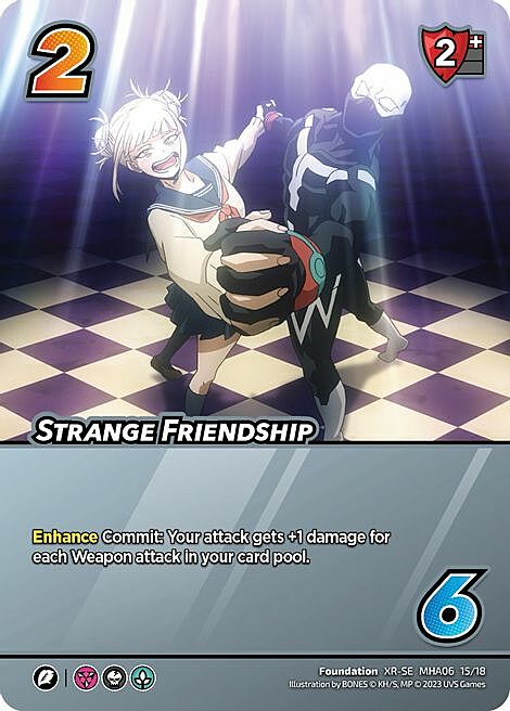 Strange Friendship Card Front