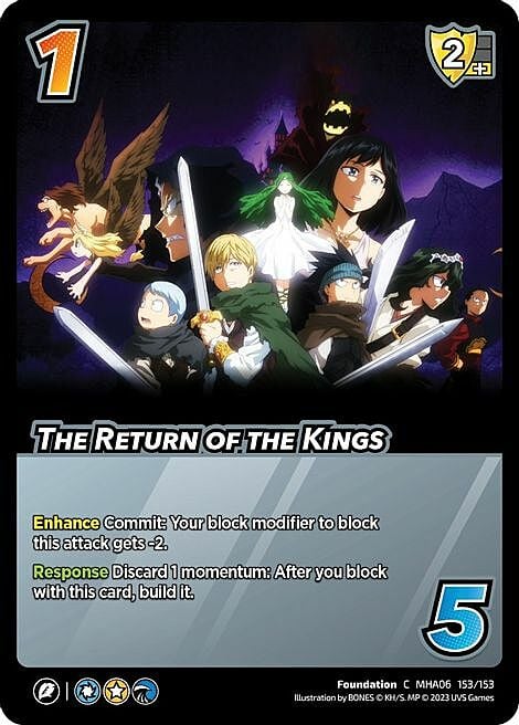 The Return of the Kings Card Front