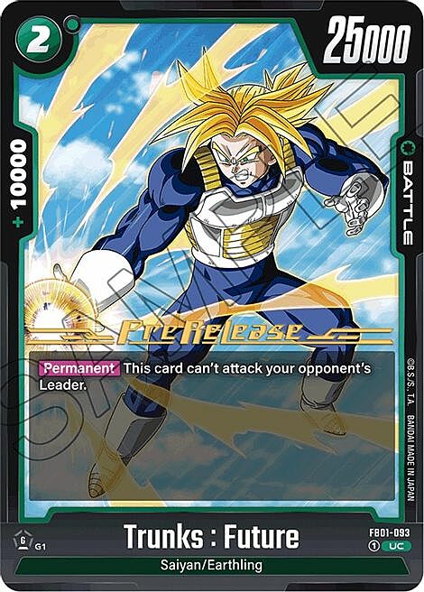 Trunks : Future Card Front