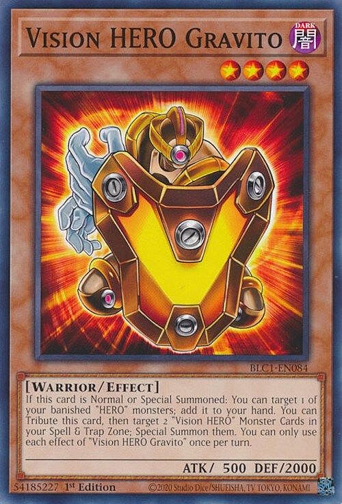 Vision HERO Gravito Card Front