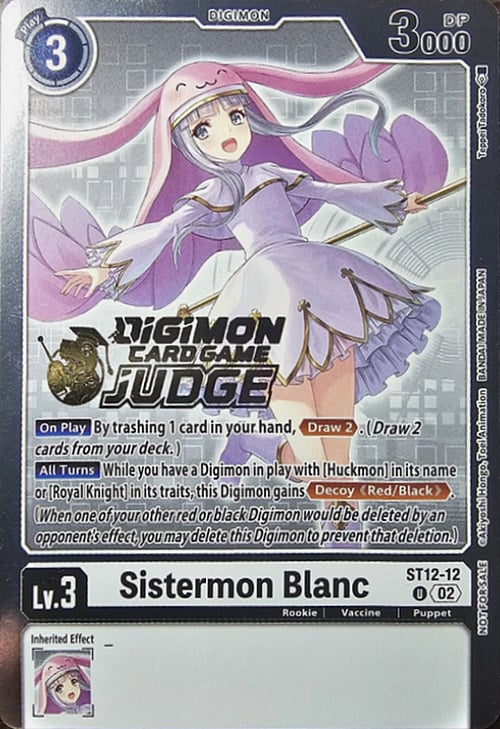 Sistermon Blanc Card Front