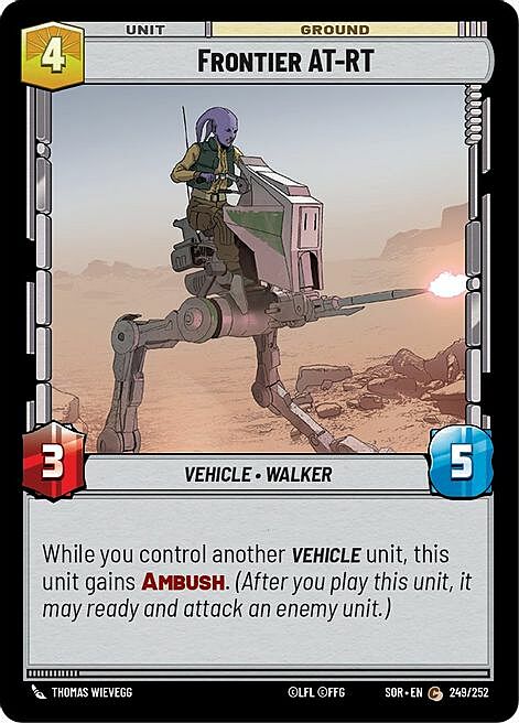 Frontier AT-RT Card Front