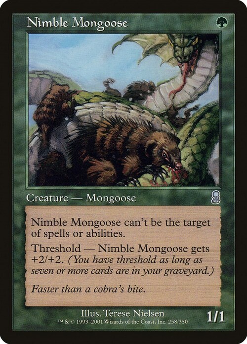 Nimble Mongoose Card Front