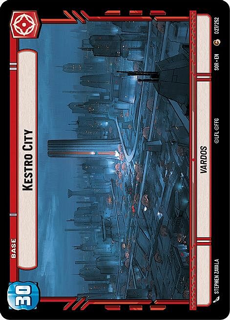 Kestro City // Shield Card Front