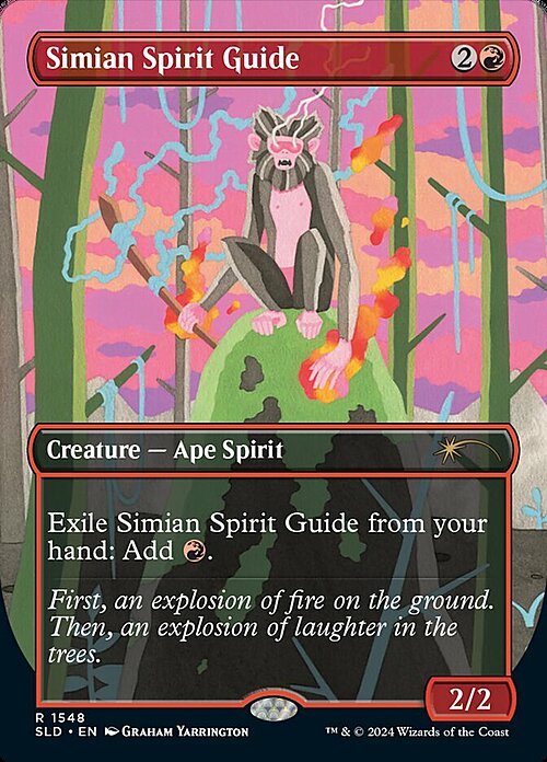 Simian Spirit Guide Card Front