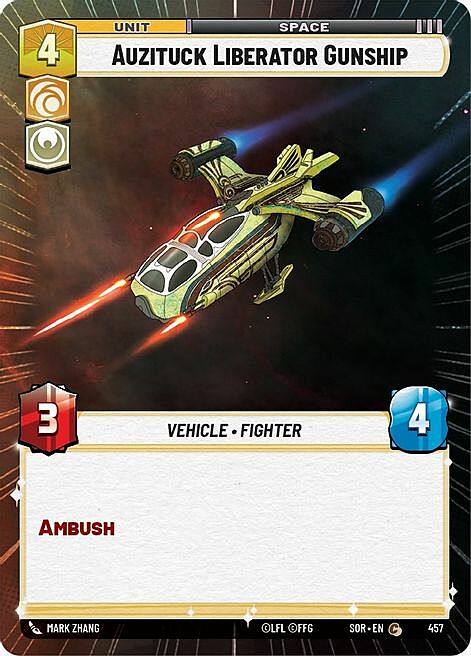 Auzituck Liberator Gunship Card Front