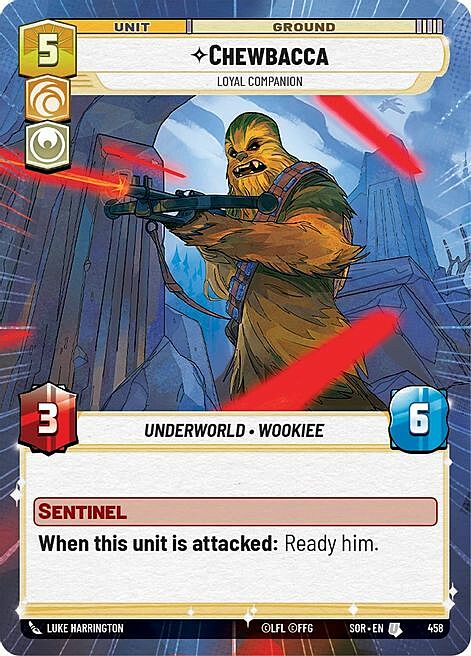 Chewbacca, Loyal Companion Card Front