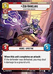 Zeb Orrelios, Headstrong Warrior