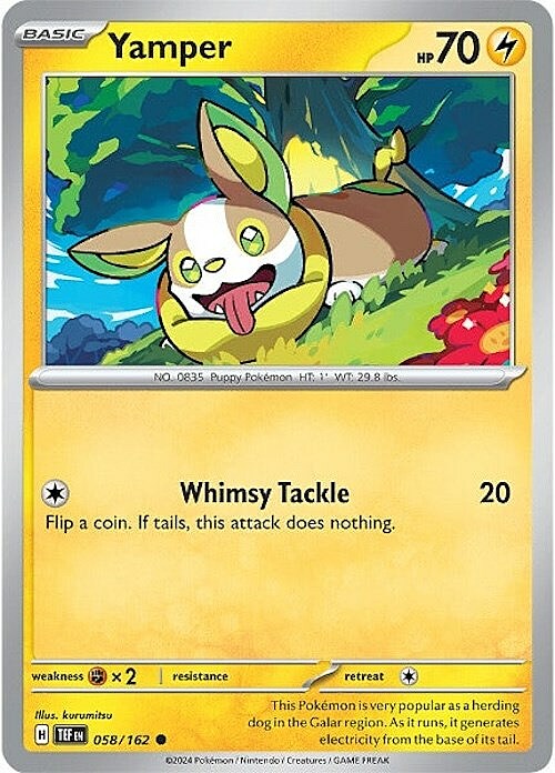 Yamper Card Front