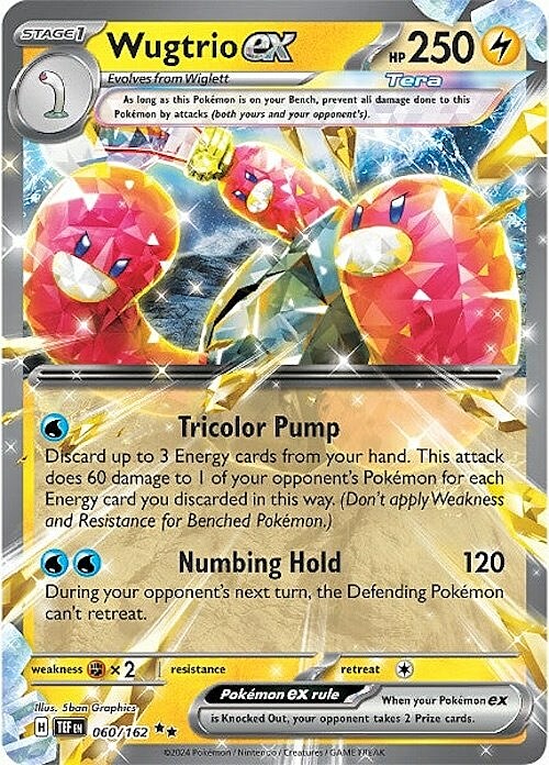 Wugtrio ex Card Front