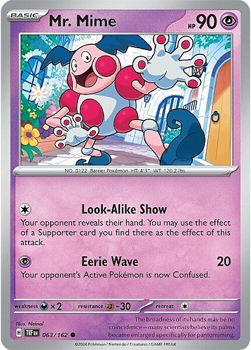 Mr. Mime Card Front