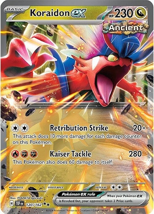 Koraidon ex Card Front