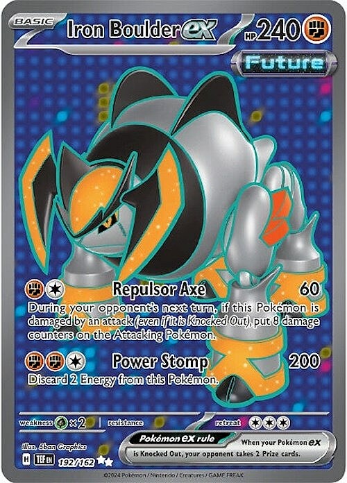 Iron Boulder ex Card Front