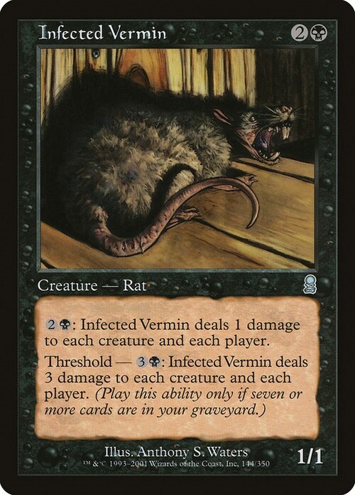 Infected Vermin Card Front